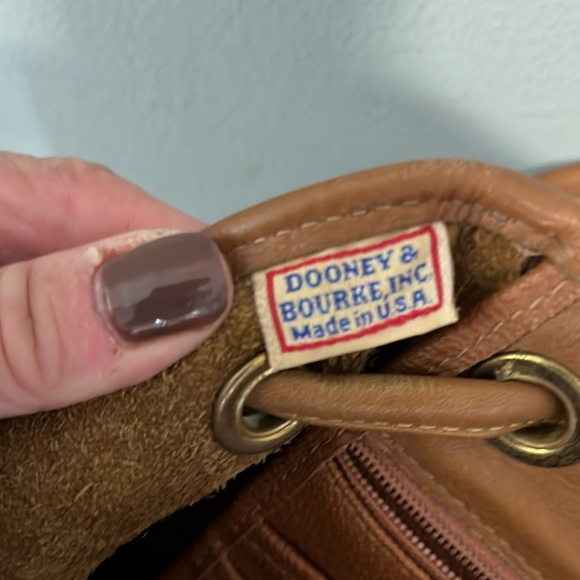 Dooney & Bourke Vintage Canyon Honey Leather Mini Backpack - Picture 12 of 15